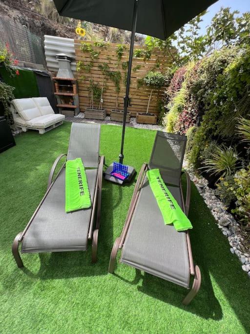 Relaxing Garden Los Cristianos Con Jacuzzi Y Barbacoa Arona  Buitenkant foto